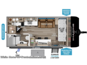 Call now about this 2026 Grand Design Imagine AIM 19MLA! Floorplan of 2026 Grand Design Imagine AIM 19MLA
