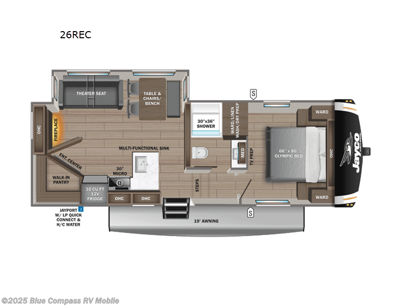Call now about this 2026 Jayco Eagle HT 26REC! 2026 Jayco Eagle HT 26REC - New Fifth Wheel For Sale by Blue Compass RV Mobile in Theodore, Alabama features Slideout