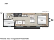 Call now about this 2025 Forest River Aurora Light 26BH! 2025 Forest River Aurora Light 26BH - New Travel Trailer For Sale by Blue Compass RV Post Falls in Post Falls, Idaho