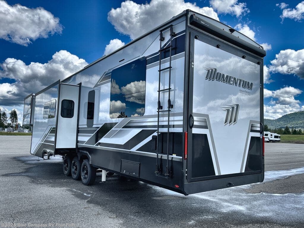Contact us now about this 2025 Grand Design Momentum M-Class 395MS! 2025 Momentum M-Class 395MS by Grand Design from Blue Compass RV Post Falls in Post Falls, Idaho