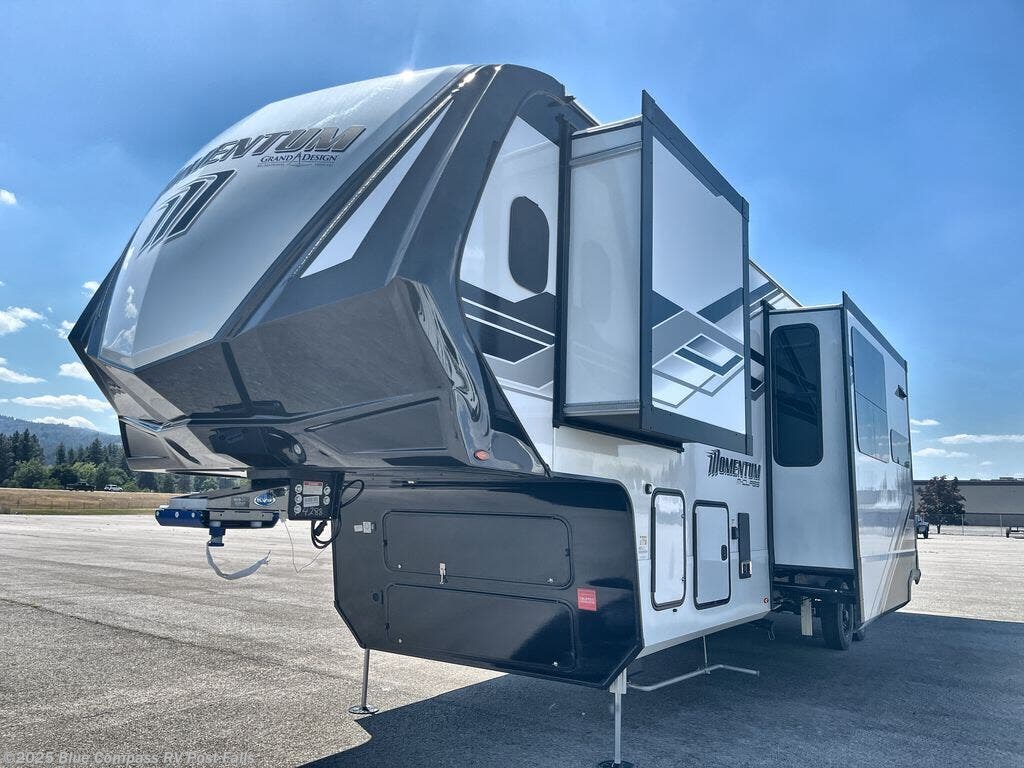 Contact us now about this 2026 Grand Design Momentum 344M! 2026 Momentum 344M by Grand Design from Blue Compass RV Post Falls in Post Falls, Idaho