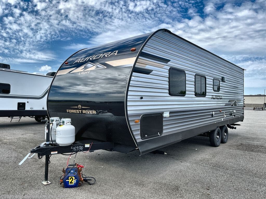 Contact us now about this 2026 Forest River Aurora Light 26BH! 2026 Aurora Light 26BH by Forest River from Blue Compass RV Post Falls in Post Falls, Idaho