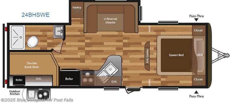 Call now about this 2016 Keystone Hideout 24bhs! 2016 Keystone Hideout 24bhs - Used Travel Trailer For Sale by Blue Compass RV Post Falls in Post Falls, Idaho features Slideout