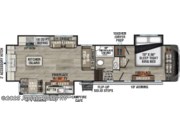 Contact us now about this 2026 Venture RV SportTrek 5 Touring Edition STTF353VRK! Floorplan of 2026 Venture RV SportTrek 5 Touring Edition STTF353VRK