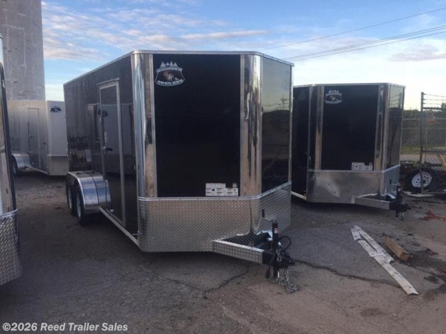 2026 R&M Trailer Mfg 7x16 Black Contractor V