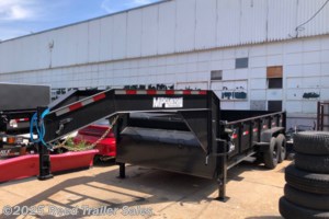 2025 MP Custom Trailers 14ft 14k 2ft tall Goosenck dump trailer