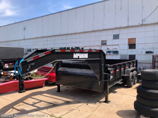 2025 MP Custom Trailers 14ft 14k 2ft tall Goosenck dump trailer