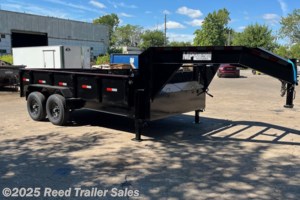 2025 MP Custom Trailers 14ft 14k 2ft tall Goosenck dump trailer