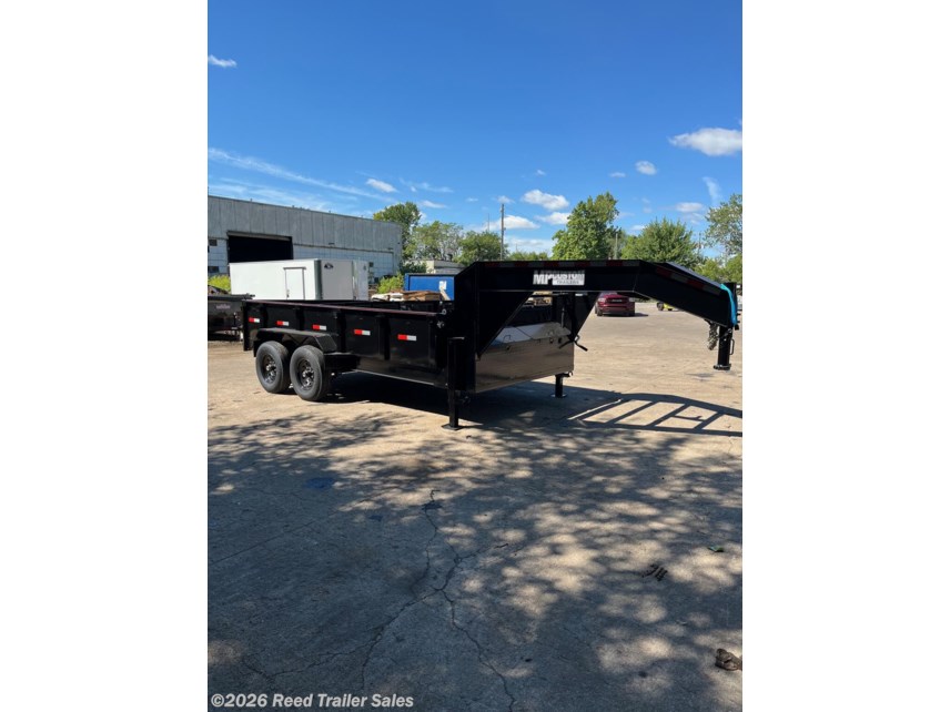New 2025 MP Custom Trailers 14ft 14k 2ft tall Goosenck dump trailer available in Omaha, Nebraska