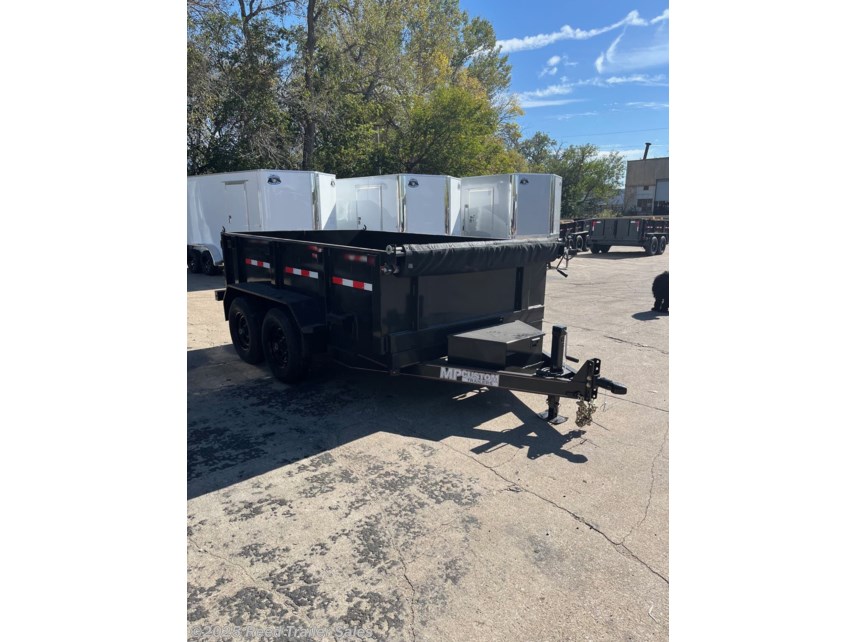 New 2025 MP Custom Trailers 6x10 9990 GVWR Dump Trailer available in Omaha, Nebraska