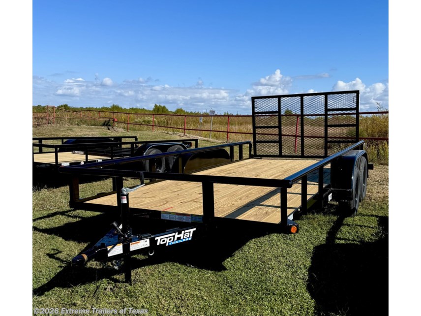 New 2026 Top Hat Medium Pipe Utility 16X83 available in Baytown, Texas