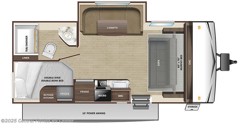 Stock Image for 2025 Starcraft Single-Axle 188BHS (options and colors may vary)