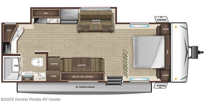 Call now about this 2025 Starcraft Autumn Ridge 22MLS! Floorplan of 2025 Starcraft Autumn Ridge 22MLS