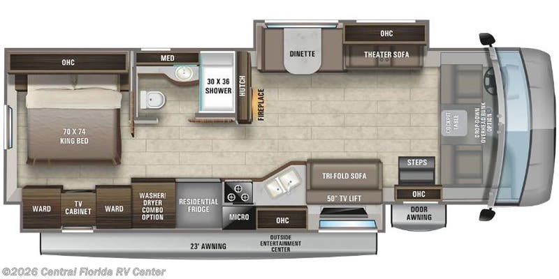 Stock Image for 2022 Entegra Coach 34G (options and colors may vary)