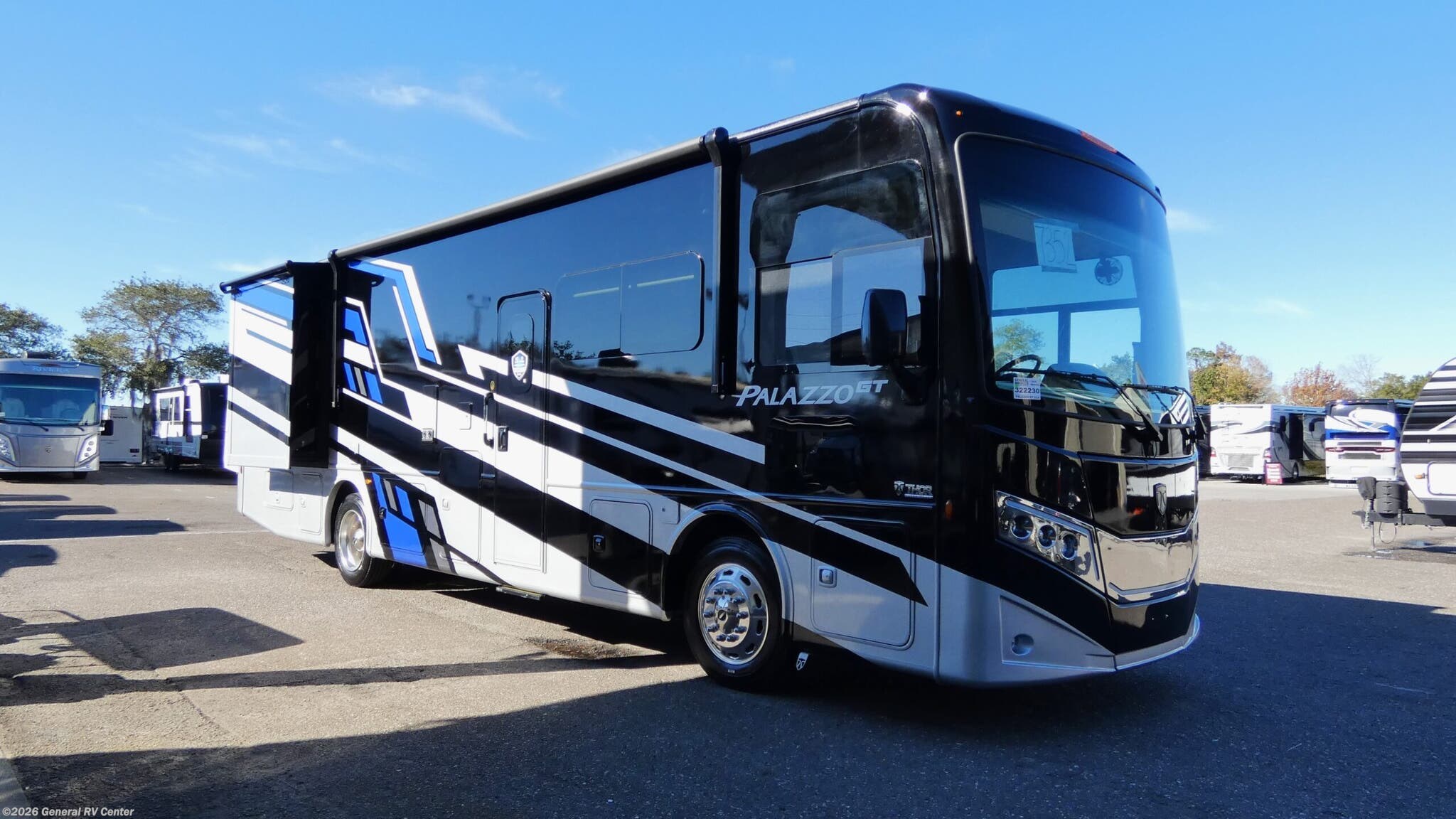 Email now about this 2026 Thor Motor Coach Palazzo GT 33.6! New 2026 Thor Motor Coach Palazzo GT 33.6 available in Orange Park, Florida