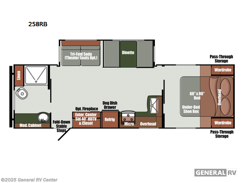 Call now about this 2023 Gulf Stream Envision 258RB-1S! 2023 Gulf Stream Envision 258RB-1S - Used Travel Trailer For Sale by General RV Center in Huntley, Illinois