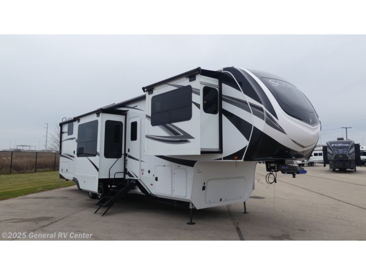 Email now about this 2023 Grand Design Solitude 380FL-5S! Used 2023 Grand Design Solitude 380FL-5S available in Huntley, Illinois