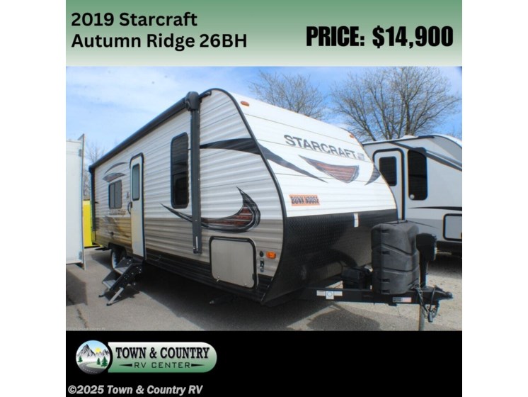 Email now about this 2019 Starcraft Autumn Ridge 26BH! Used 2019 Starcraft Autumn Ridge 26BH available in Clyde, Ohio