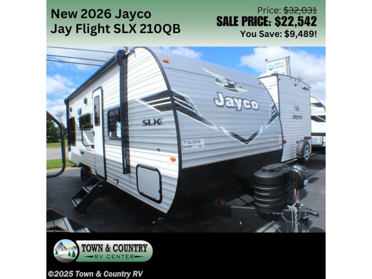 Email now about this 2026 Jayco Jay Flight SLX 210QB! New 2026 Jayco Jay Flight SLX 210QB available in Clyde, Ohio