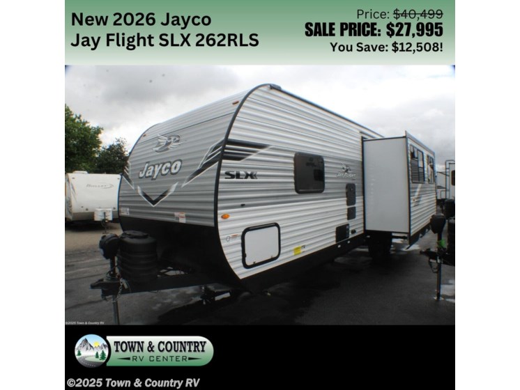 Email now about this 2026 Jayco Jay Flight SLX 262RLS! New 2026 Jayco Jay Flight SLX 262RLS available in Clyde, Ohio