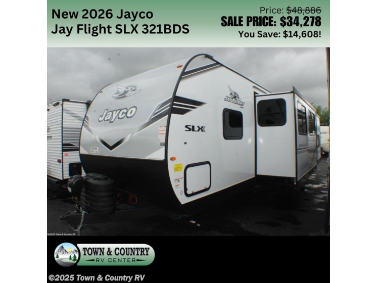 Email now about this 2026 Jayco Jay Flight SLX 321BDS! New 2026 Jayco Jay Flight SLX 321BDS available in Clyde, Ohio