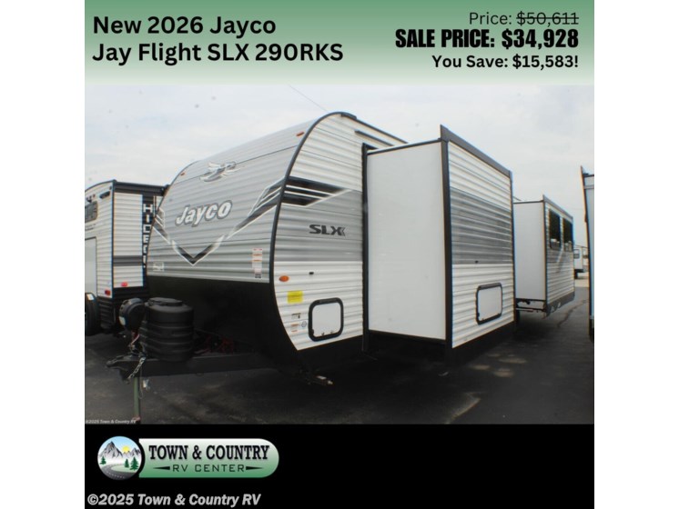 Email now about this 2026 Jayco Jay Flight SLX 290RKS! New 2026 Jayco Jay Flight SLX 290RKS available in Clyde, Ohio