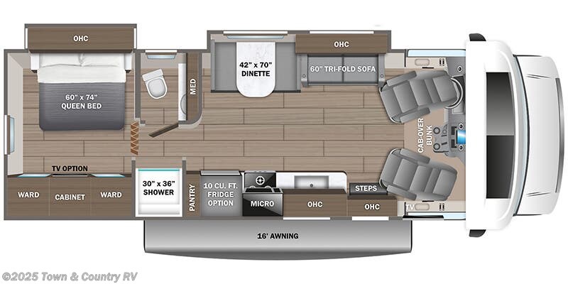 Floorplan of 2026 Jayco Greyhawk 29MV