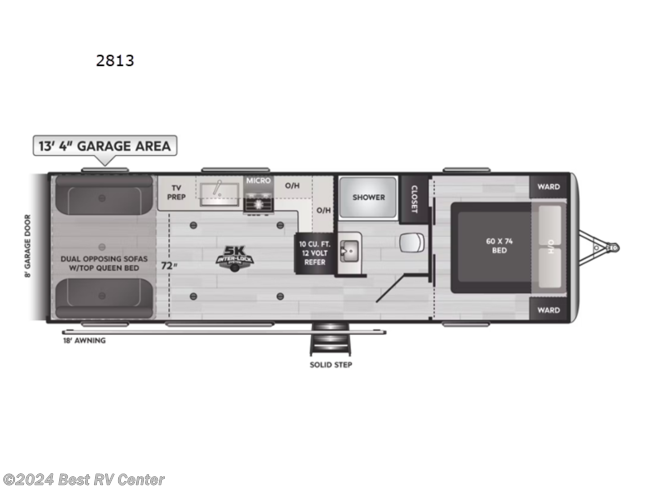 2024 Keystone Fuzion Impact Edition 2813 - New Toy Hauler For Sale by Best RV Center in Turlock, California
