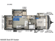 Call now about this 2025 Forest River Rockwood Ultra Lite 2618RD! 2025 Forest River Rockwood Ultra Lite 2618RD - New Travel Trailer For Sale by Best RV Center in Turlock, California features Slideout