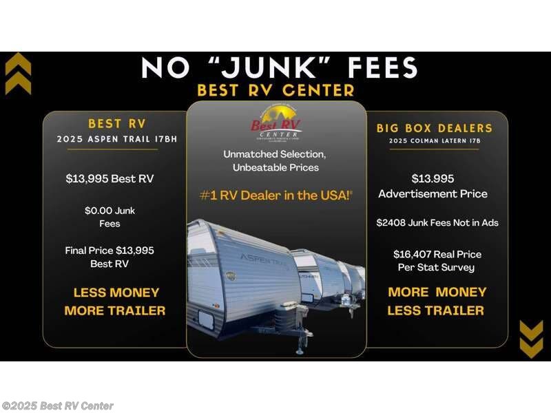Call now about this 2025 Dutchmen Aspen Trail Mini 17BH! 2025 Dutchmen Aspen Trail Mini 17BH - New Travel Trailer For Sale by Best RV Center in Turlock, California