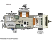 Call now about this 2026 Forest River No Boundaries NB20.3! 2026 Forest River No Boundaries NB20.3 - New Travel Trailer For Sale by Best RV Center in Turlock, California features Slideout