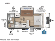 Call now about this 2025 Forest River Surveyor Legend 19SSLE! 2025 Forest River Surveyor Legend 19SSLE - New Travel Trailer For Sale by Best RV Center in Turlock, California features Slideout