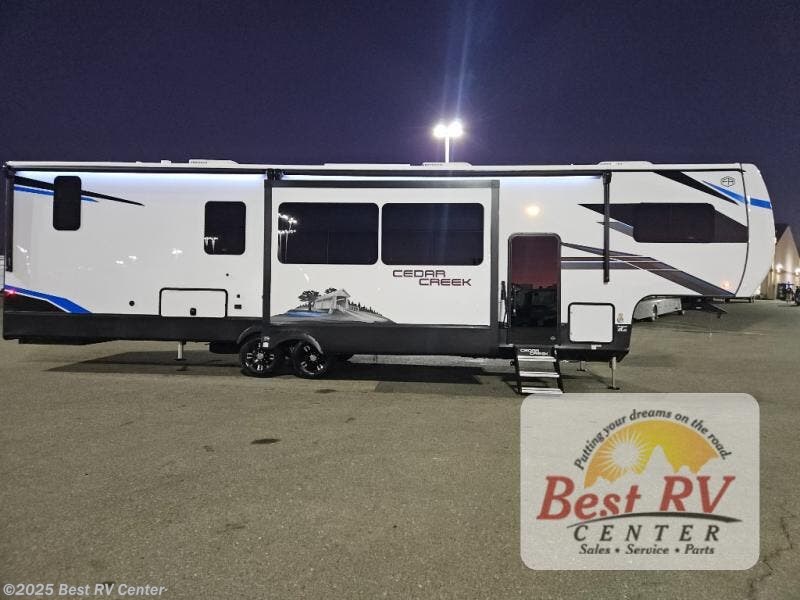 Contact us now about this 2025 Forest River Cedar Creek 381MUD! 2025 Cedar Creek 381MUD by Forest River from Best RV Center in Turlock, California