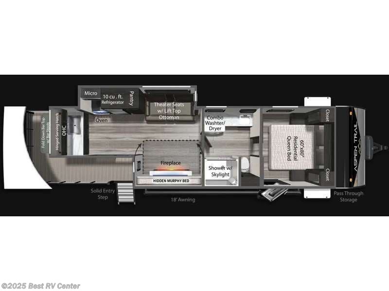 Call now about this 2025 Dutchmen Aspen Trail 3200WAP! 2025 Dutchmen Aspen Trail 3200WAP - New Travel Trailer For Sale by Best RV Center in Turlock, California features Slideout