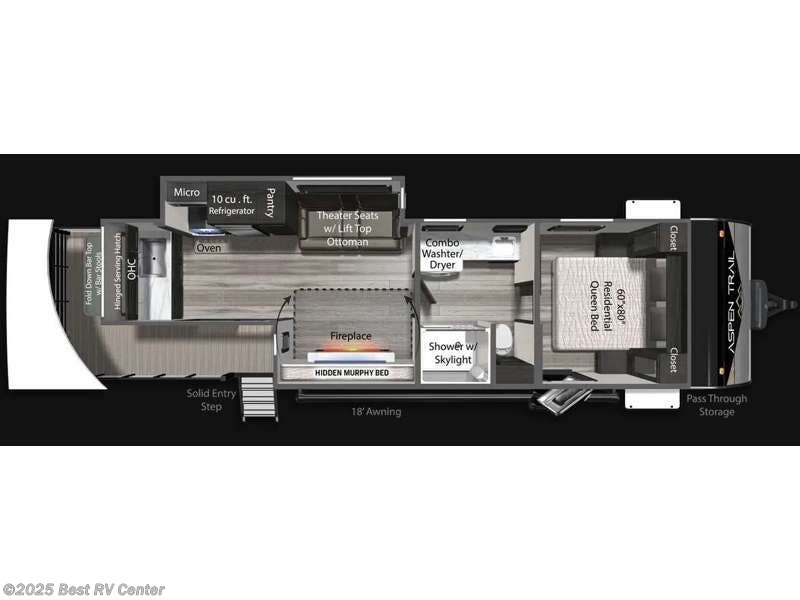 Call now about this 2025 Dutchmen Aspen Trail 3200WAP! 2025 Dutchmen Aspen Trail 3200WAP - New Travel Trailer For Sale by Best RV Center in Turlock, California features Slideout