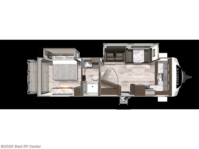 Call now about this 2025 Dutchmen Kodiak Ultimate 2900FKSP! 2025 Dutchmen Kodiak Ultimate 2900FKSP - New Travel Trailer For Sale by Best RV Center in Turlock, California
