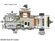 Call now about this 2026 Forest River No Boundaries NB20.3 Beast Mode! 2026 Forest River No Boundaries NB20.3 Beast Mode - New Travel Trailer For Sale by Best RV Center in Turlock, California features Slideout