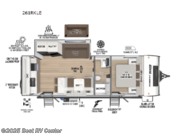 Call now about this 2025 Forest River Surveyor Legend 261RKLE! 2025 Forest River Surveyor Legend 261RKLE - New Travel Trailer For Sale by Best RV Center in Turlock, California features Slideout