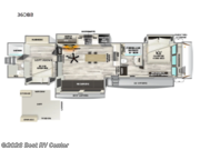 Call now about this 2026 Forest River Sabre 36DBB! 2026 Forest River Sabre 36DBB - New Fifth Wheel For Sale by Best RV Center in Turlock, California features Slideout