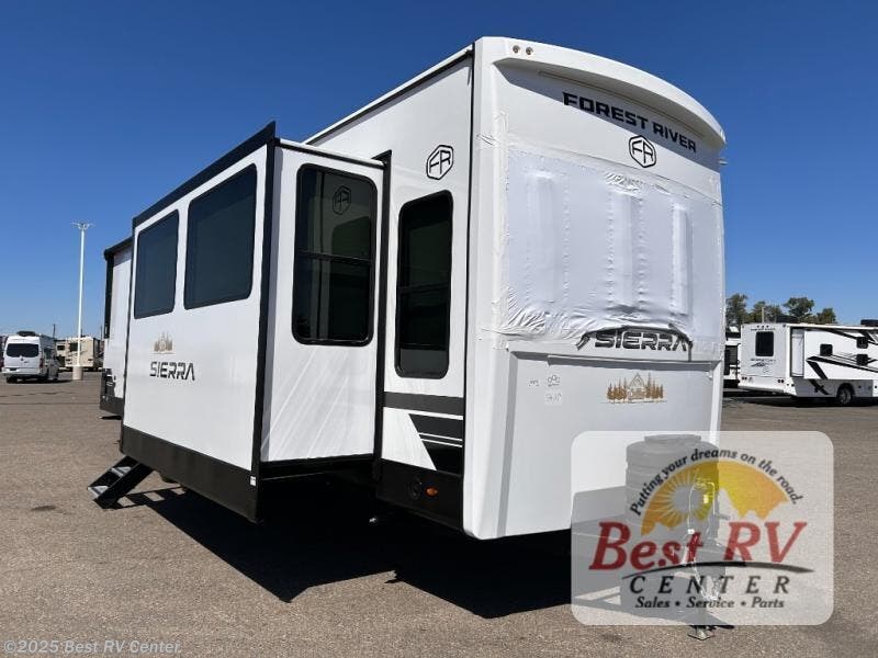 Email now about this 2026 Forest River Sierra Destination Trailers 389HBFL! New 2026 Forest River Sierra Destination Trailers 389HBFL available in Turlock, California