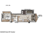 Call now about this 2026 Forest River Wildwood Lodge 353FLFB! 2026 Forest River Wildwood Lodge 353FLFB - New Destination Trailer For Sale by Best RV Center in Turlock, California features Slideout