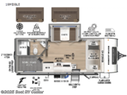 Call now about this 2026 Forest River Surveyor Legend 19MDBLE! 2026 Forest River Surveyor Legend 19MDBLE - New Travel Trailer For Sale by Best RV Center in Turlock, California features Slideout