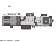 Call now about this 2026 Keystone Fuzion Impact Edition 367! 2026 Keystone Fuzion Impact Edition 367 - New Toy Hauler For Sale by Best RV Center in Turlock, California features Slideout