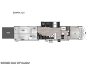 Call now about this 2026 Forest River Cherokee Wolf Pack 350PACK15! 2026 Forest River Cherokee Wolf Pack 350PACK15 - New Toy Hauler For Sale by Best RV Center in Turlock, California features Slideout