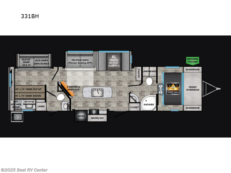 Call now about this 2026 CrossRoads Sunset Trail 331BH! 2026 CrossRoads Sunset Trail 331BH - New Travel Trailer For Sale by Best RV Center in Turlock, California features Slideout