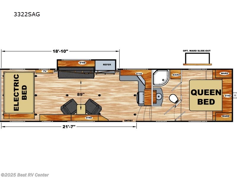 Call now about this 2023 Eclipse Attitude Wide Lite 3322SAG! 2023 Eclipse Attitude Wide Lite 3322SAG - Used Toy Hauler For Sale by Best RV Center in Turlock, California features Slideout