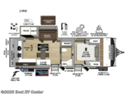 Call now about this 2026 Forest River Un-Mapped 24RK! 2026 Forest River Un-Mapped 24RK - New Travel Trailer For Sale by Best RV Center in Turlock, California features Slideout