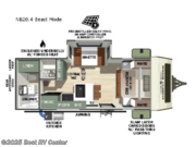 Call now about this 2026 Forest River No Boundaries NB20.4 Beast Mode! 2026 Forest River No Boundaries NB20.4 Beast Mode - New Travel Trailer For Sale by Best RV Center in Turlock, California features Slideout