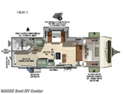 Call now about this 2026 Forest River No Boundaries NB20.3! 2026 Forest River No Boundaries NB20.3 - New Travel Trailer For Sale by Best RV Center in Turlock, California features Slideout