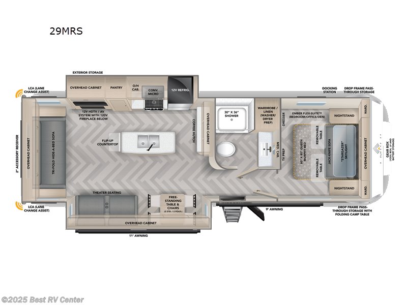 Call now about this 2025 Ember RV Touring Edition 29MRS! 2025 Ember RV Touring Edition 29MRS - Used Travel Trailer For Sale by Best RV Center in Turlock, California features Slideout